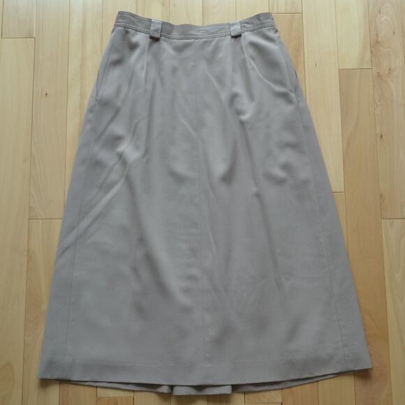 Lands End Pleated Maxi Skirt Size 14 - Picture 4 of 4